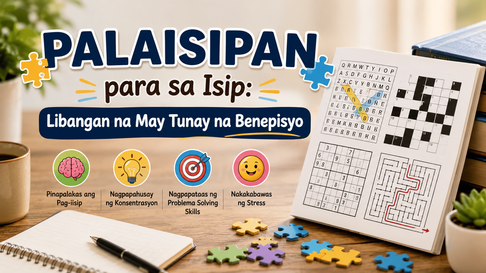 Palaisipan para sa Isip Libangan na May Tunay na Benepisyo
