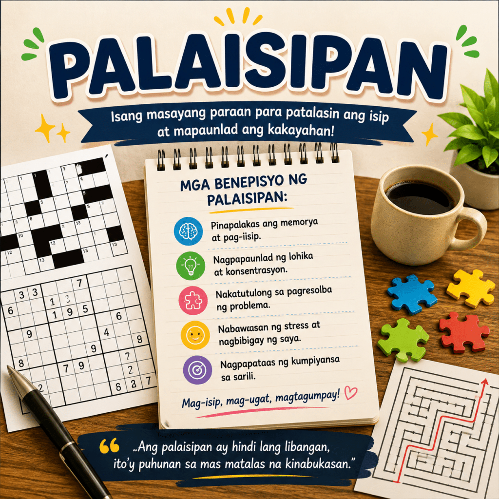 Palaisipan para sa Isip Libangan na May Tunay na Benepisyo