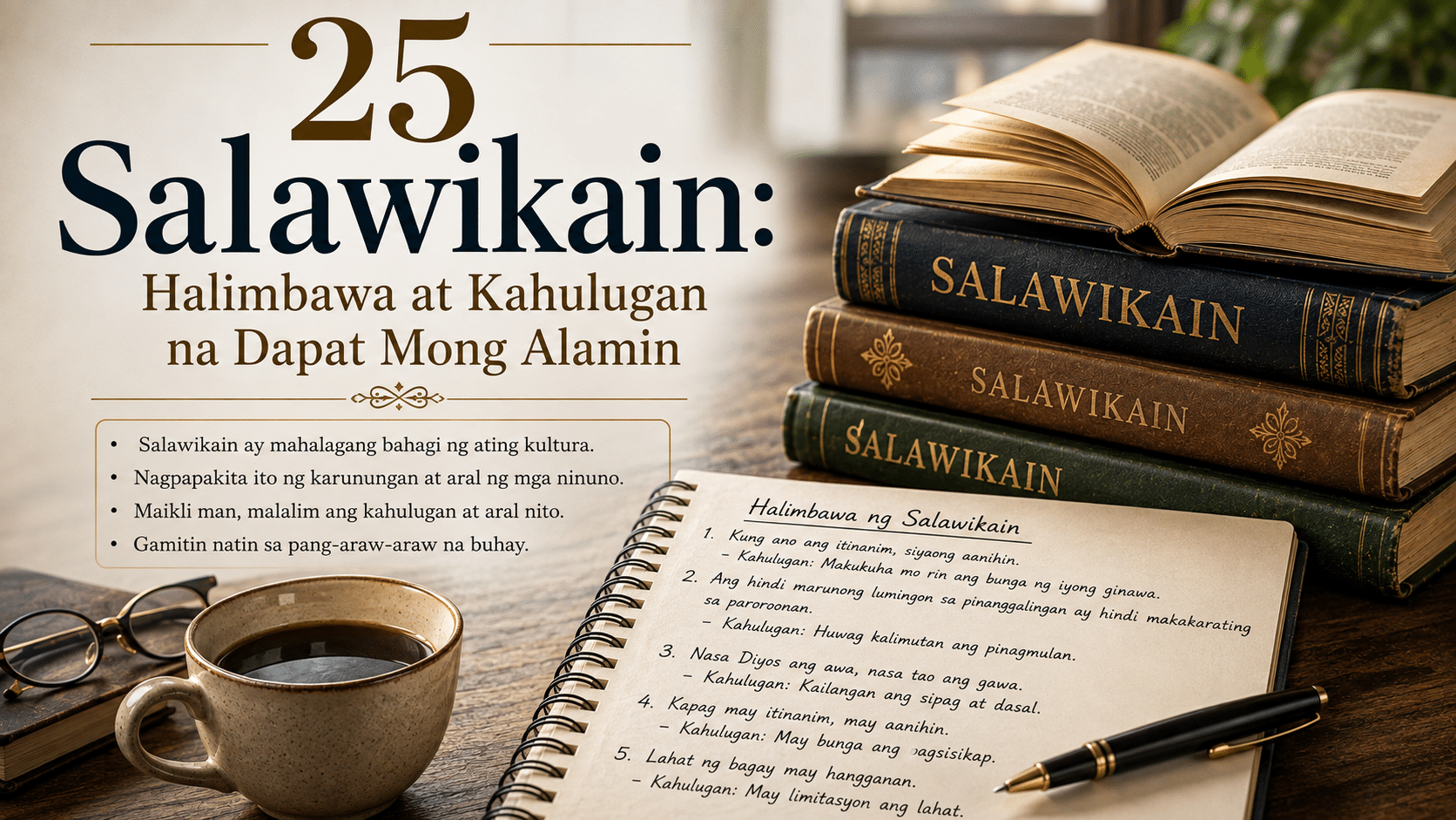 25 Salawikain Halimbawa at Kahulugan na Dapat Mong Alamin