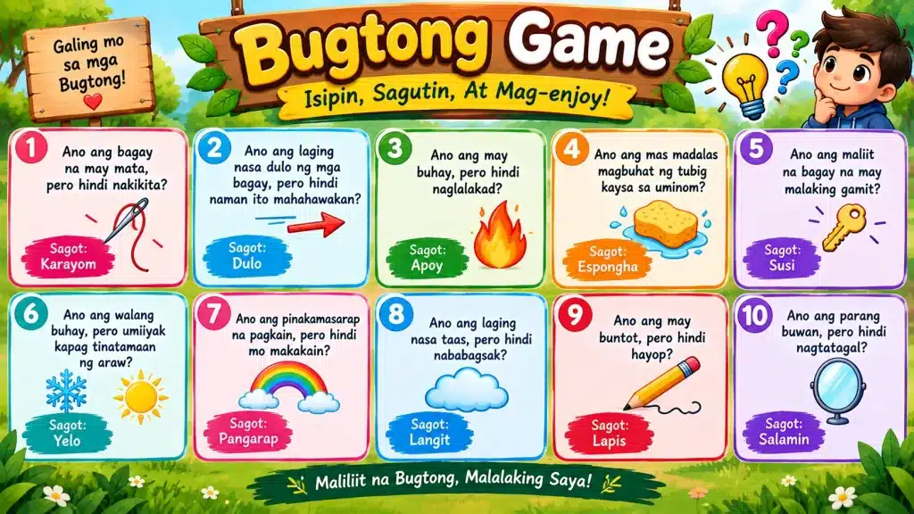 Bugtong Game Masayang Filipino Riddles at Palaisipan