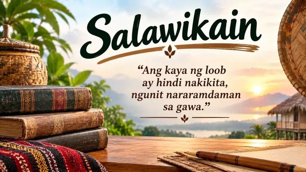 Examples of Salawikain Mga Salawikain at Kahulugan Nito