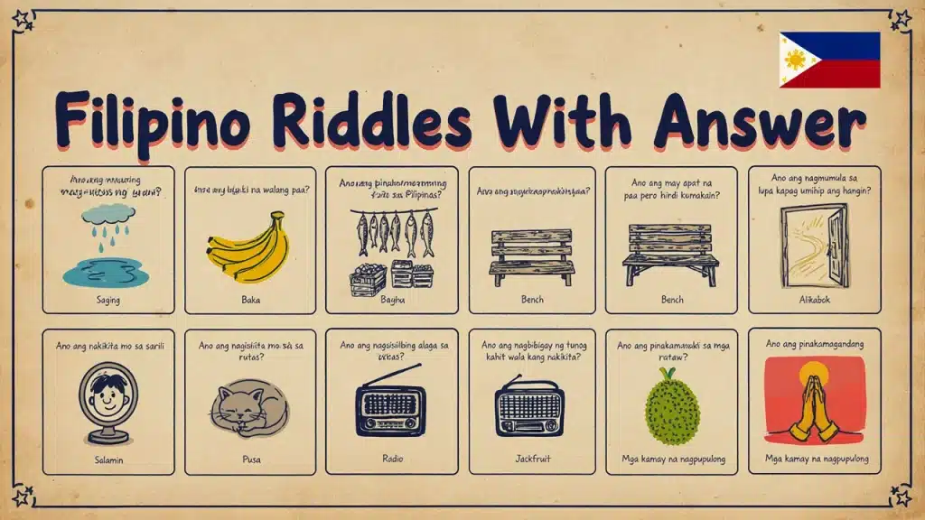 Filipino Riddles With Answer: Fun and Clever Palaisipan for Everyone