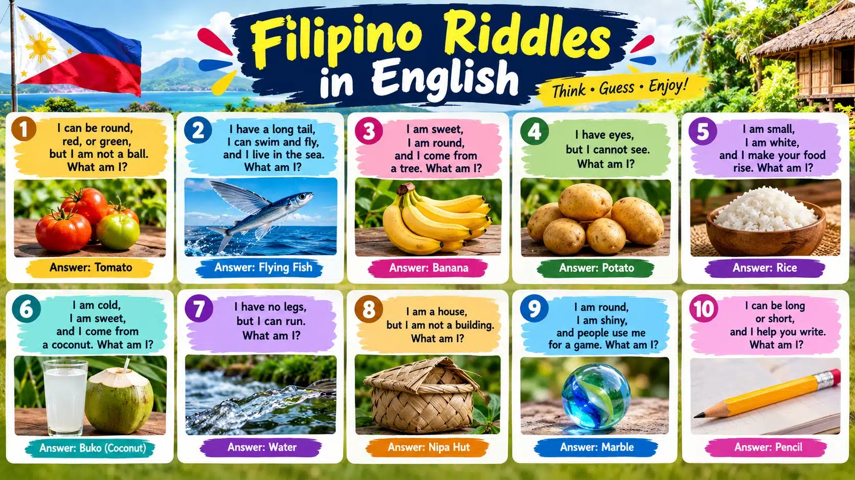 Filipino Riddles in English 150+ Fun Filipino Riddles With Answers
