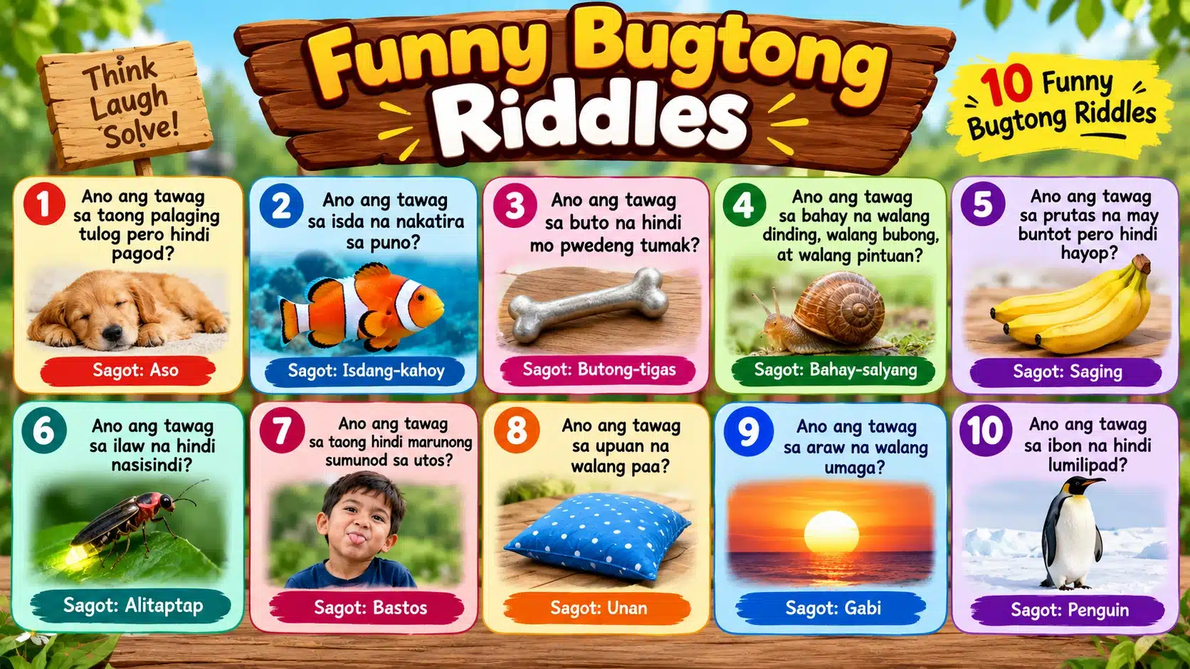 Funny Bugtong Riddles 99+ Nakakatawang Palaisipan na May Sagot